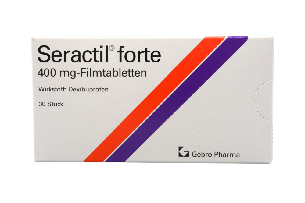 Abbildung Seractil forte 400 mg - Filmtabletten