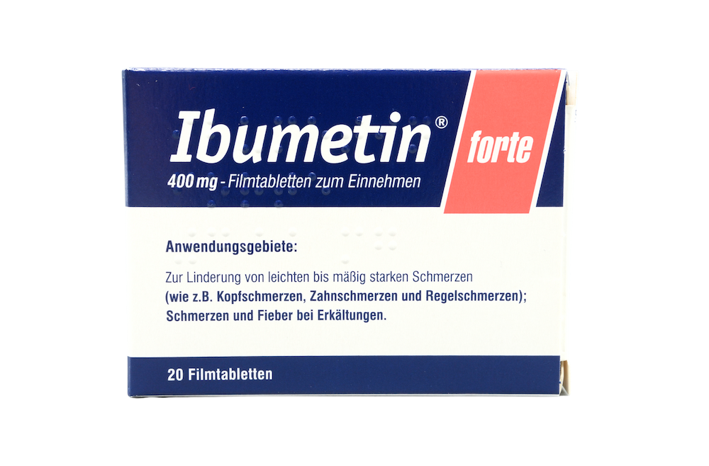 Abbildung Ibumetin forte 400 mg - Filmtabletten