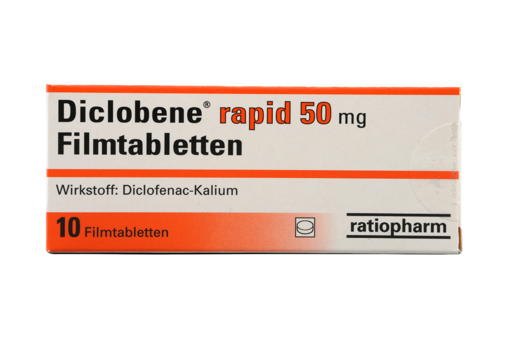 Abbildung Diclobene rapid 50 mg - Filmtabletten