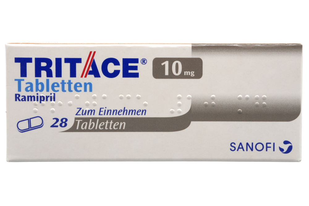 Abbildung Tritace 10 mg - Tabletten