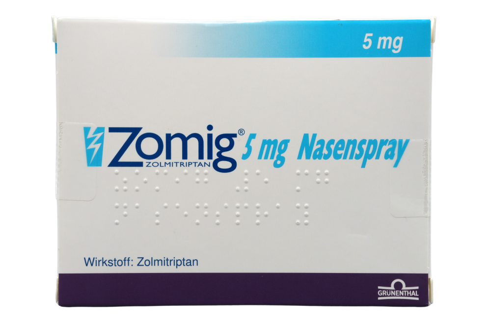 Abbildung Zomig 5 mg Nasenspray