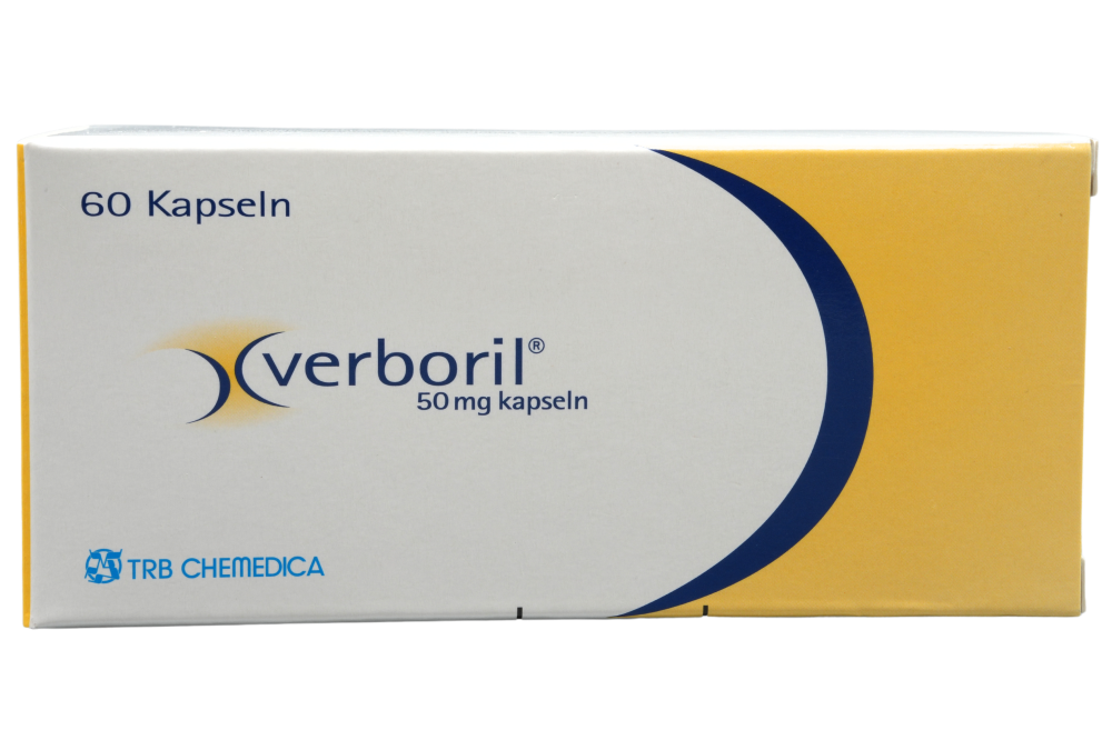 Abbildung Verboril 50 mg Kapseln