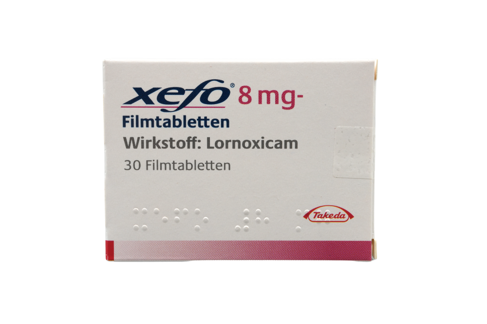 Abbildung Xefo Rapid 8 mg - Filmtabletten