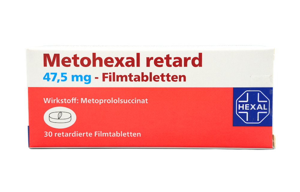 Abbildung Metohexal retard 47,5 mg - Filmtabletten