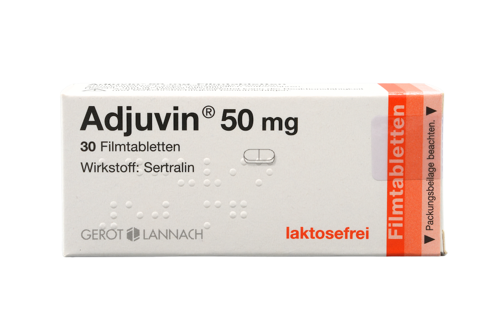 Abbildung Adjuvin  50 mg - Filmtabletten