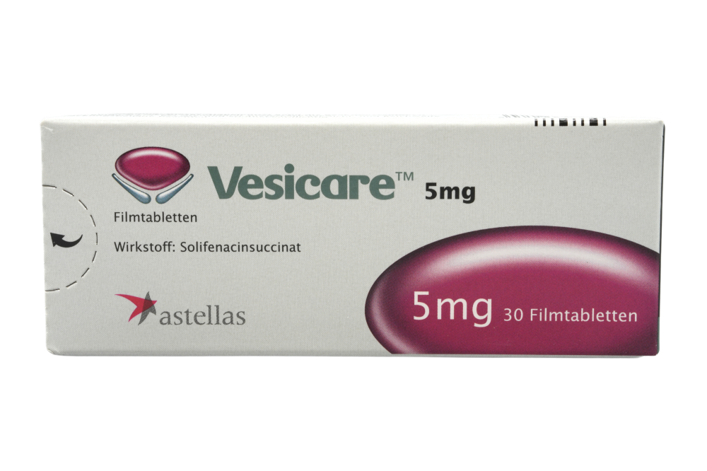 Abbildung Vesicare 5 mg - Filmtabletten