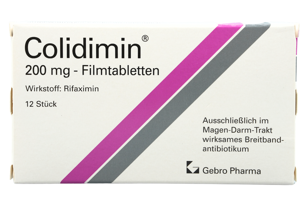 Abbildung Colidimin 200 mg - Filmtabletten