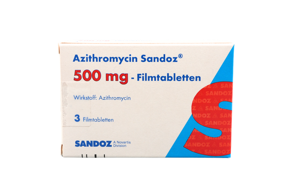Abbildung Azithromycin Sandoz 500 mg - Filmtabletten