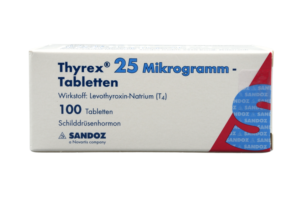 Abbildung Thyrex  25 Mikrogramm - Tabletten