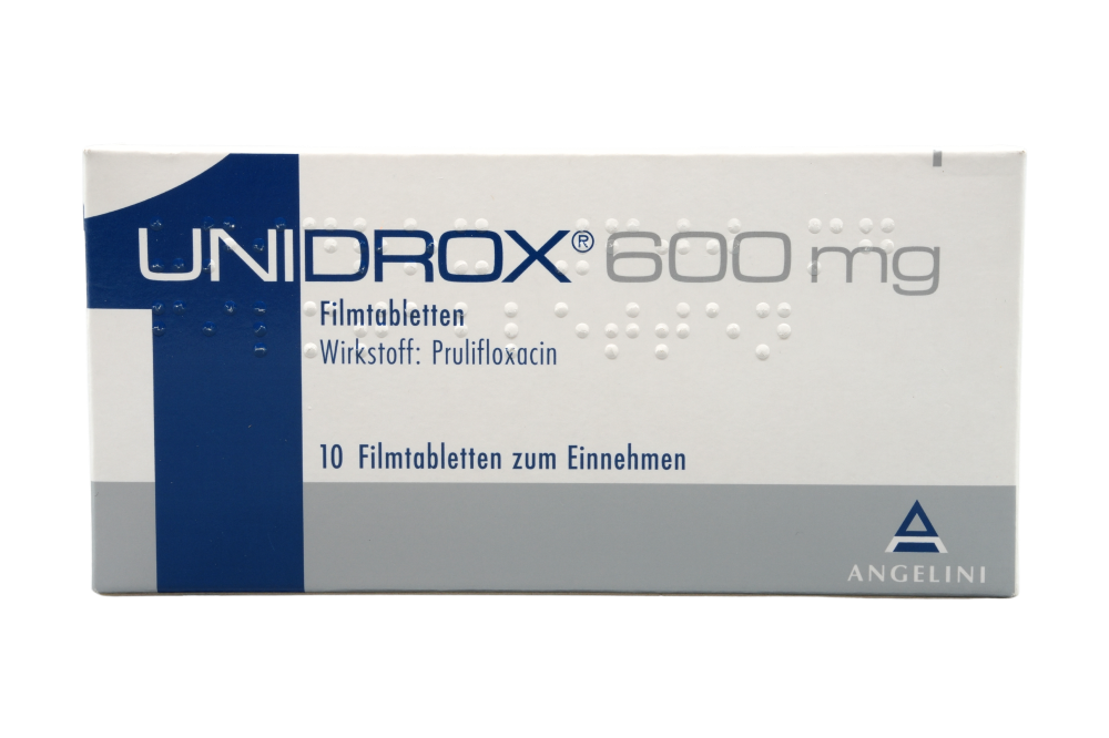 Abbildung Unidrox 600 mg Filmtabletten