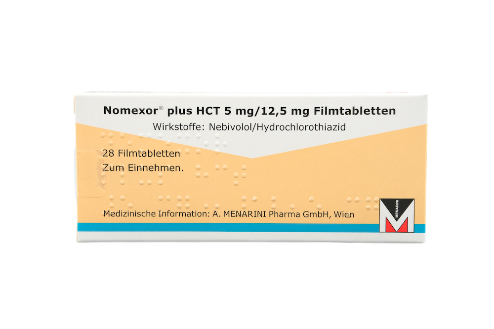 Abbildung Nomexor plus HCT 5 mg/12,5 mg Filmtabletten
