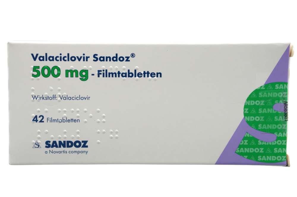 Abbildung Valaciclovir Sandoz 500 mg - Filmtabletten