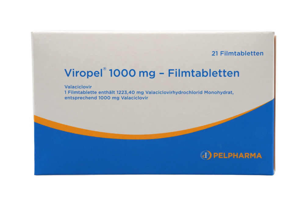 Abbildung Viropel 1000 mg - Filmtabletten