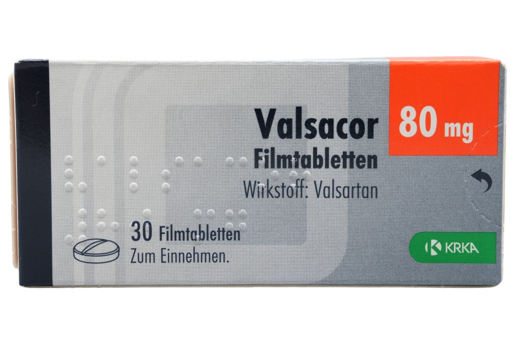 Abbildung Valsacor 80 mg Filmtabletten