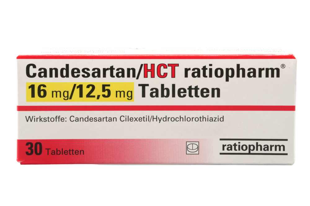Abbildung Candesartan/HCT ratiopharm 16 mg/12,5 mg Tabletten