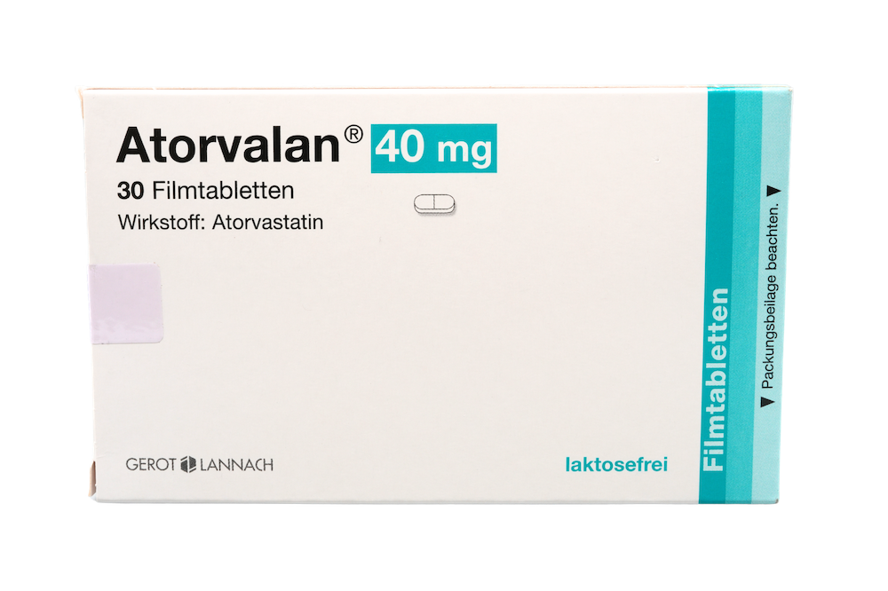 Abbildung Atorvalan 40 mg - Filmtabletten