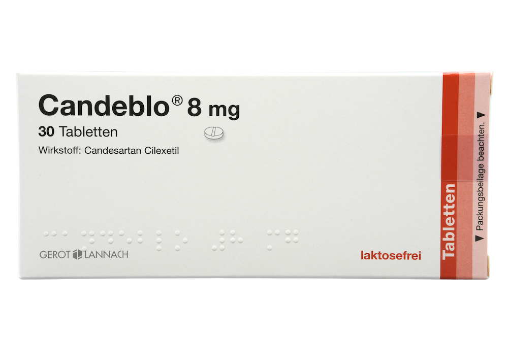 Abbildung Candeblo 8 mg - Tabletten