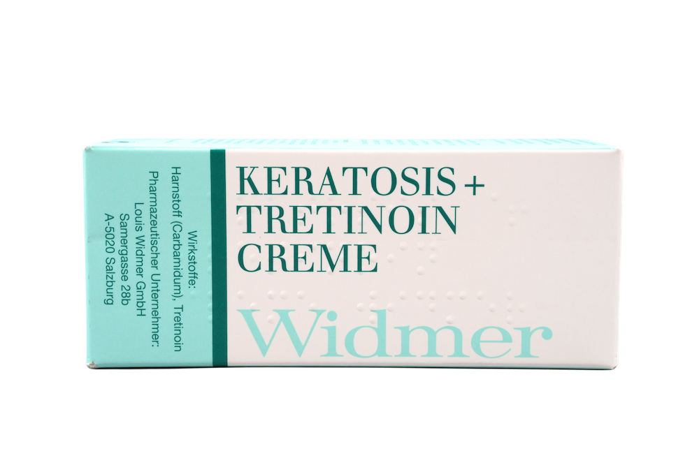 Abbildung Keratosis + Tretinoin Creme Widmer