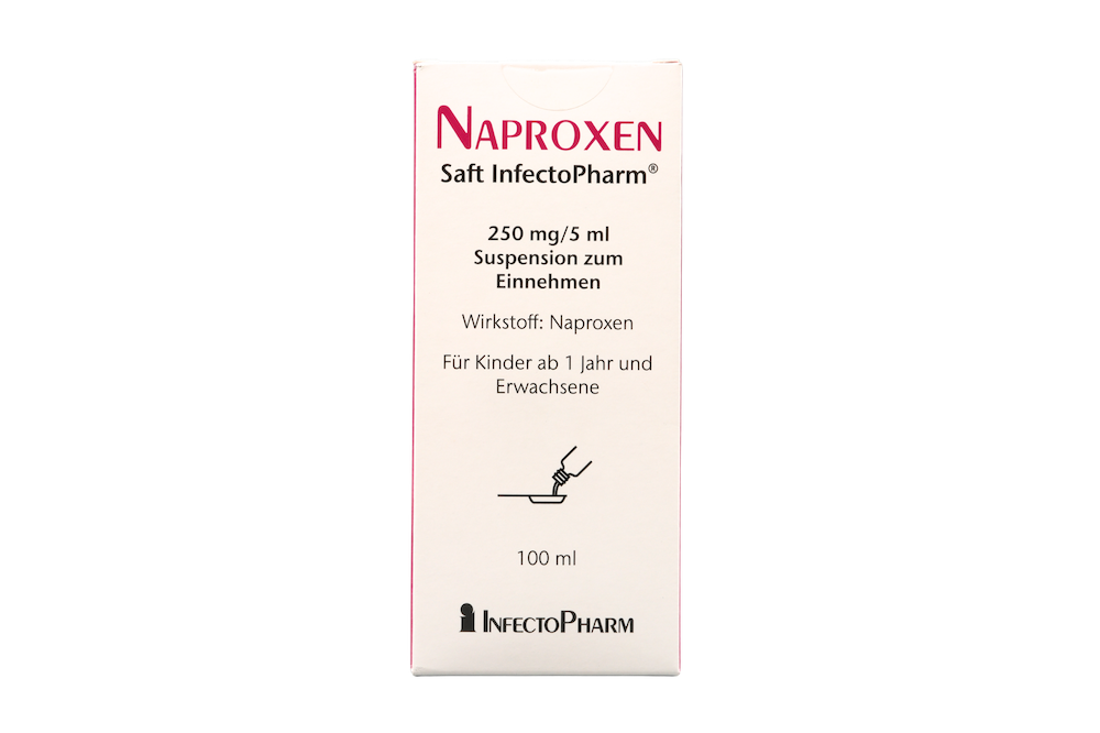 Abbildung Naproxen Saft Infectopharm 250 mg/5 ml