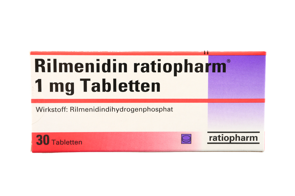 Abbildung Rilmenidin ratiopharm 1 mg Tabletten
