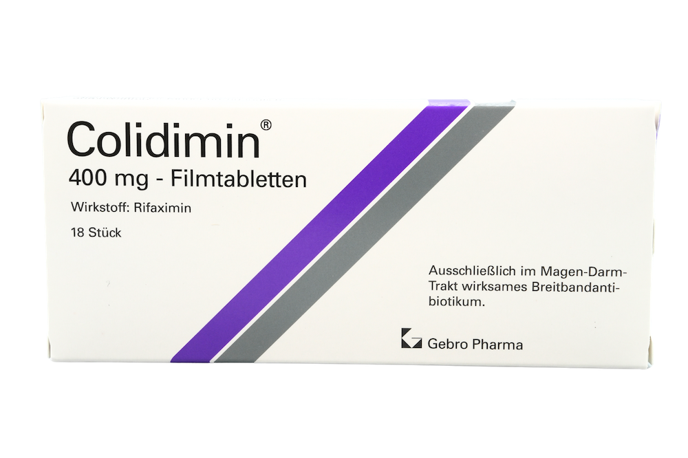 Abbildung Colidimin 400 mg - Filmtabletten