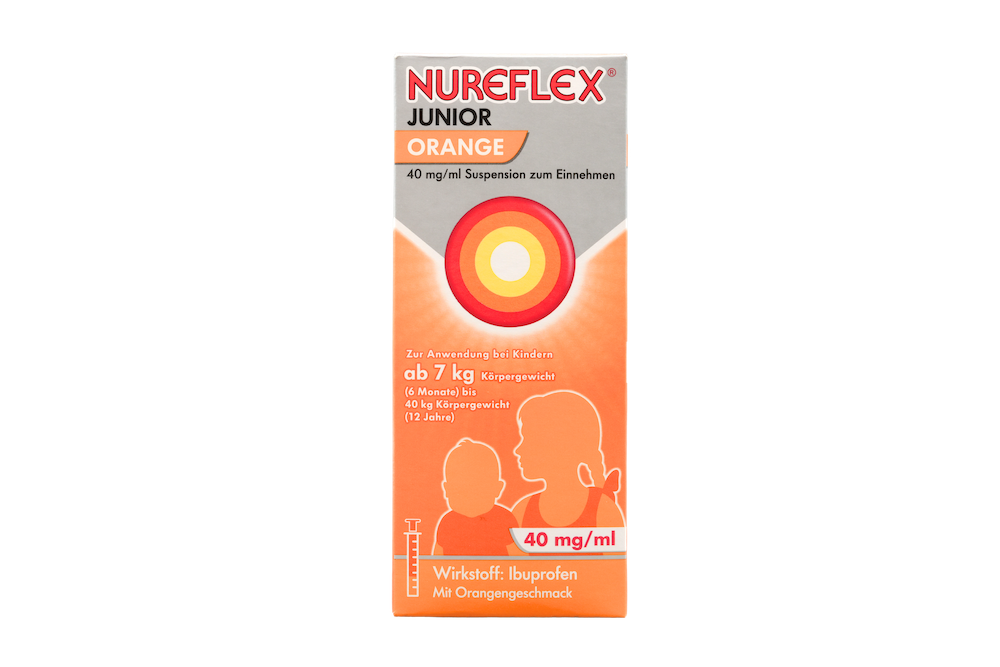 Abbildung Nureflex Junior Orange 40 mg/ml Suspension zum Einnehmen