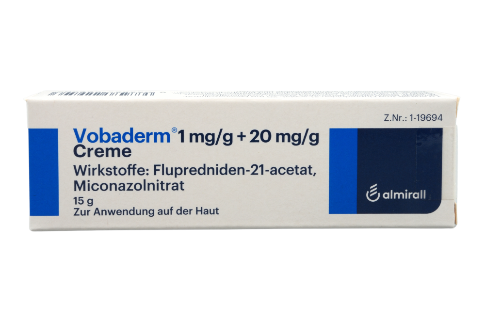 Abbildung Vobaderm 1mg/g + 20mg/g Creme
