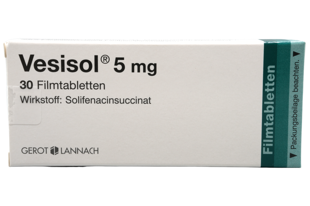 Abbildung Vesisol 5 mg - Filmtabletten