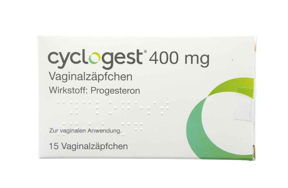 Abbildung Cyclogest 400 mg Vaginalzäpfchen