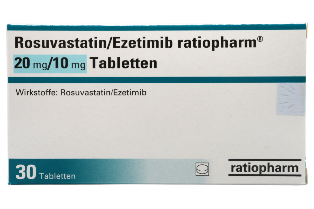 Abbildung Rosuvastatin/Ezetimib ratiopharm 20 mg/10 mg Tabletten