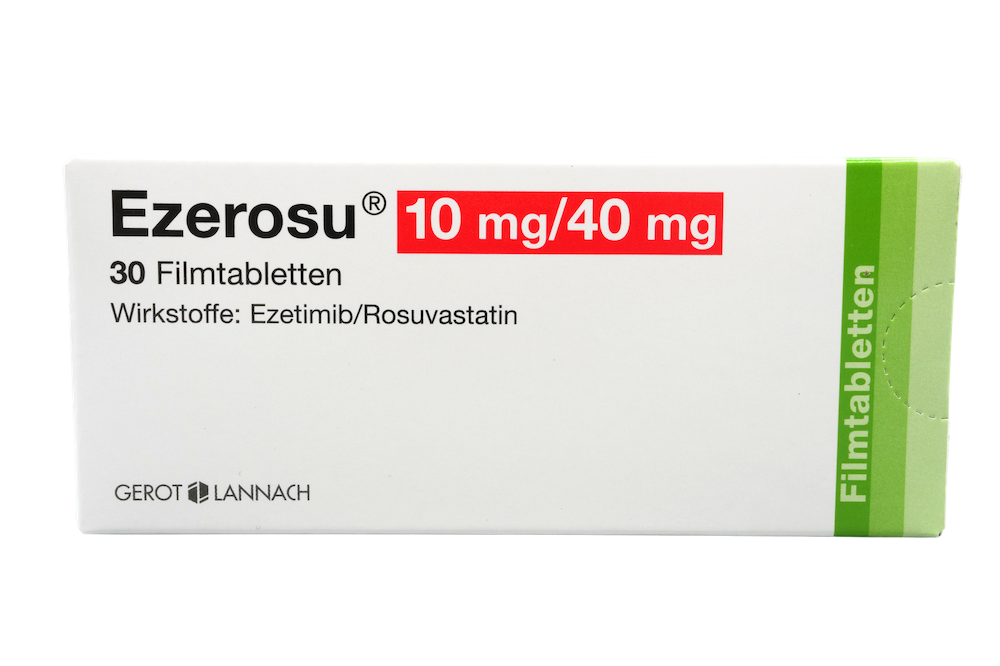 Abbildung Ezerosu 10 mg/40 mg-Filmtabletten