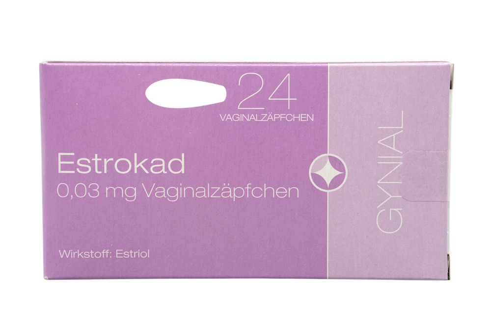 Abbildung Estrokad 0,03 mg Vaginalzäpfchen