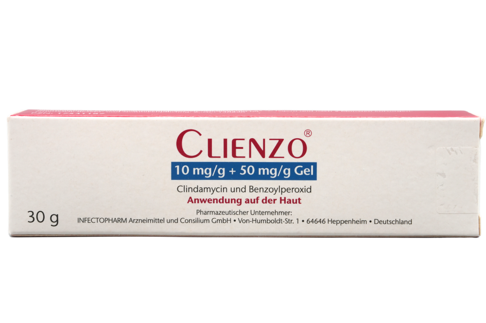 Abbildung Clienzo 10 mg/g + 50 mg/g Gel