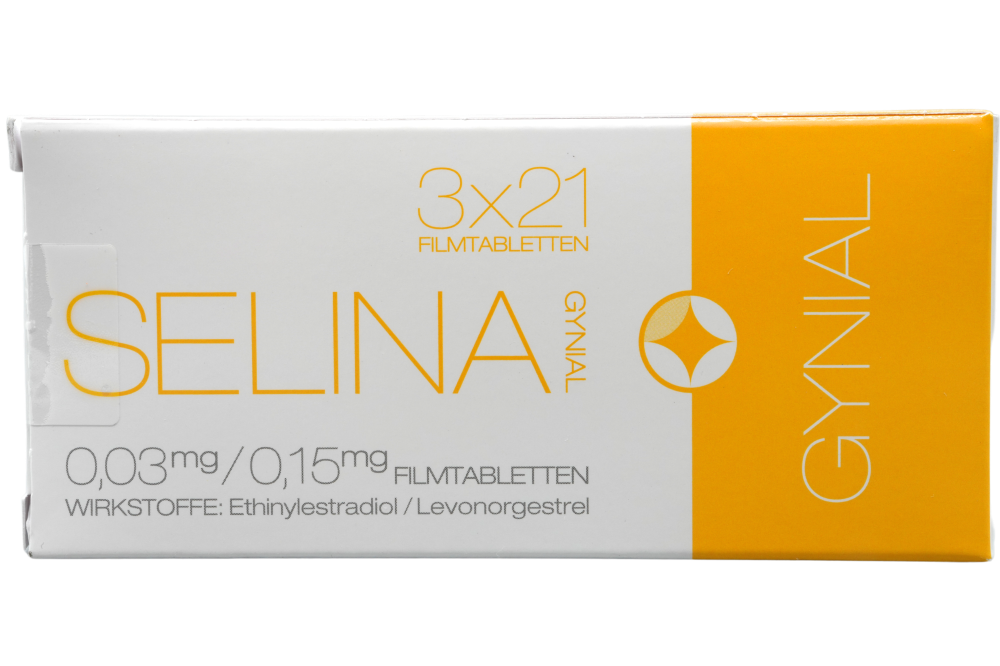 Abbildung Selina 0,03 mg/0,15 mg Filmtabletten