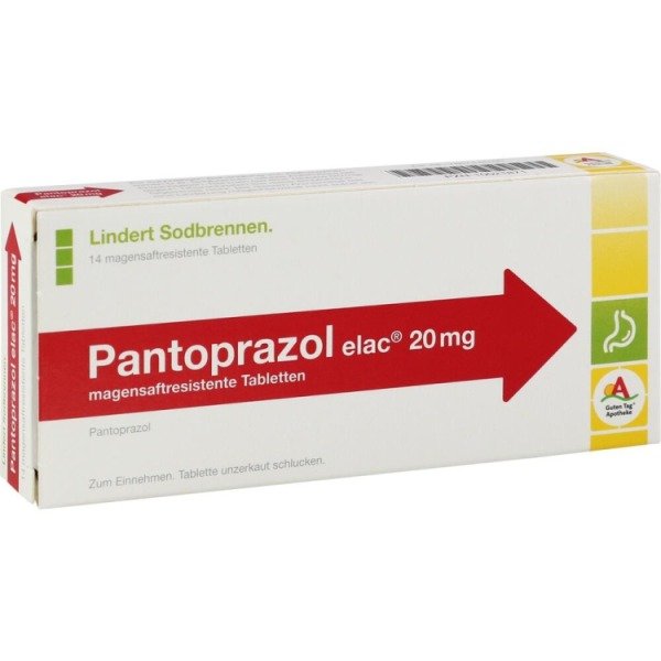 Abbildung Pantoprazol elac 20 mg