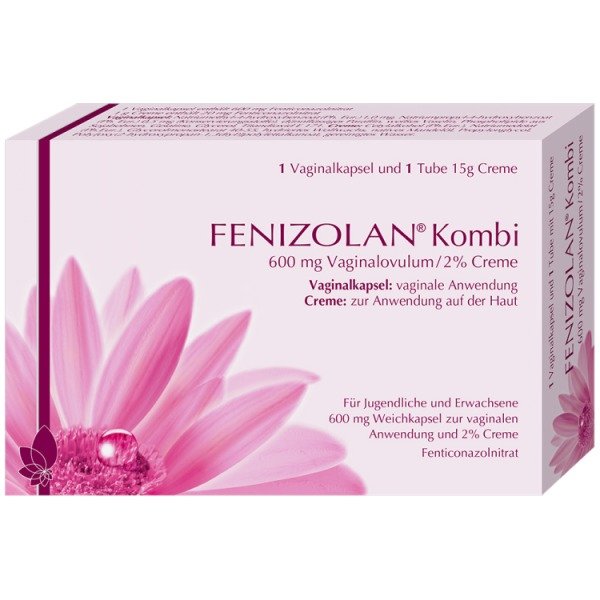 Abbildung Fenizolan Kombi 600 mg Vaginalovulum / 2% Creme