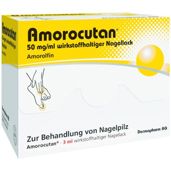 Amorocutan 50 mg/ml wirkstoffhaltiger Nagellack