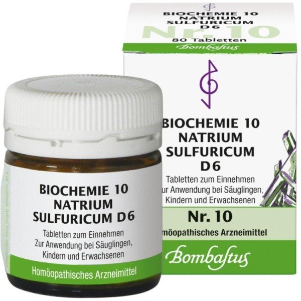 Abbildung Biochemie 10 Natrium sulfuricum D6