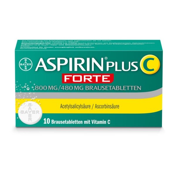 Abbildung Aspirin Plus C Forte 800 mg / 480 mg Brausetabletten