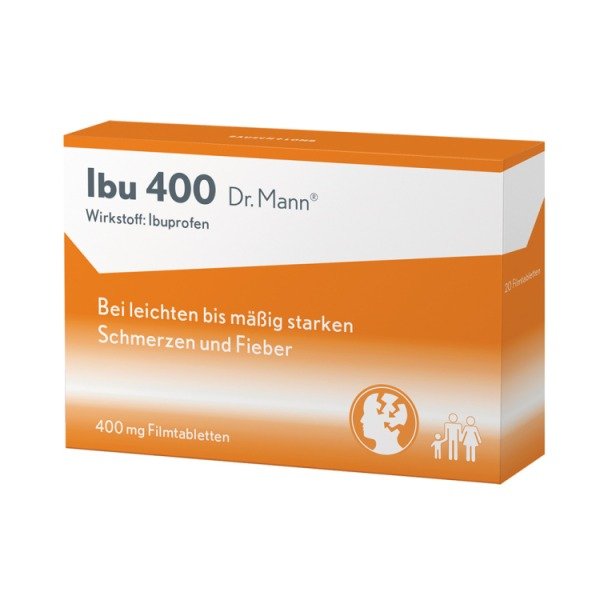 Abbildung ibuTAD 400 mg gegen Schmerzen und Fieber
