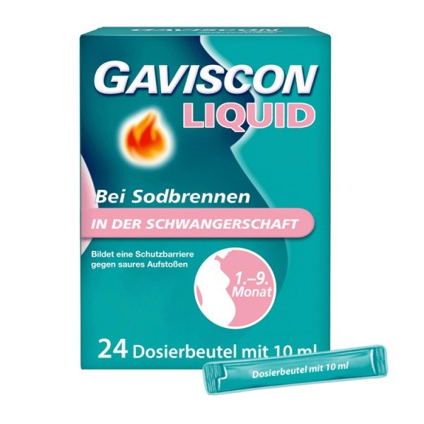 Abbildung Gaviscon Liquid 500 mg / 267 mg / 160 mg Suspension zum Einnehmen