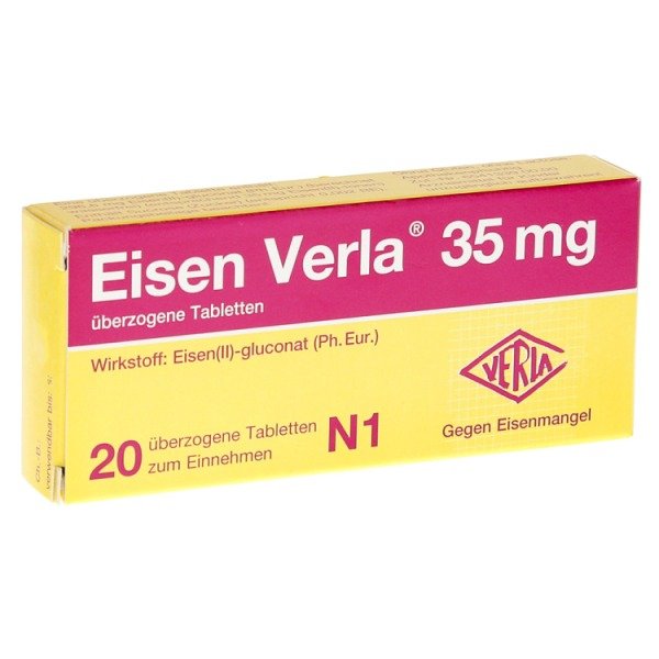 Abbildung Eisen Verla 35 mg