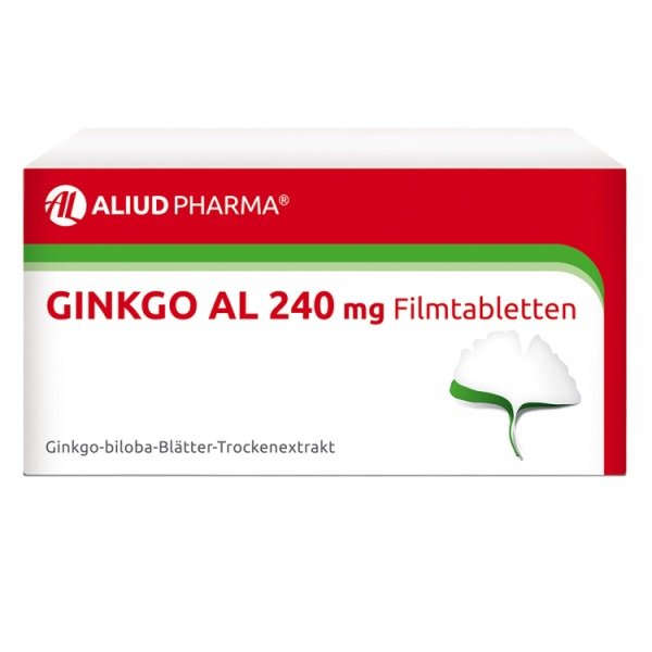 Abbildung Ginkgo AL 240 mg Filmtabletten