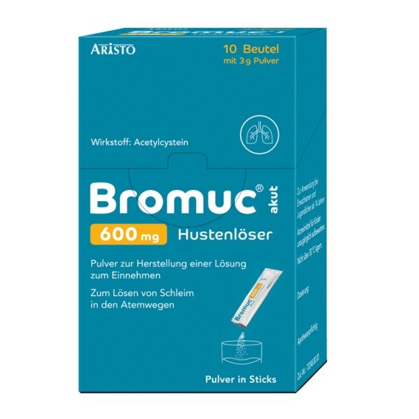 Abbildung Bromuc akut 600 mg Hustenlöser