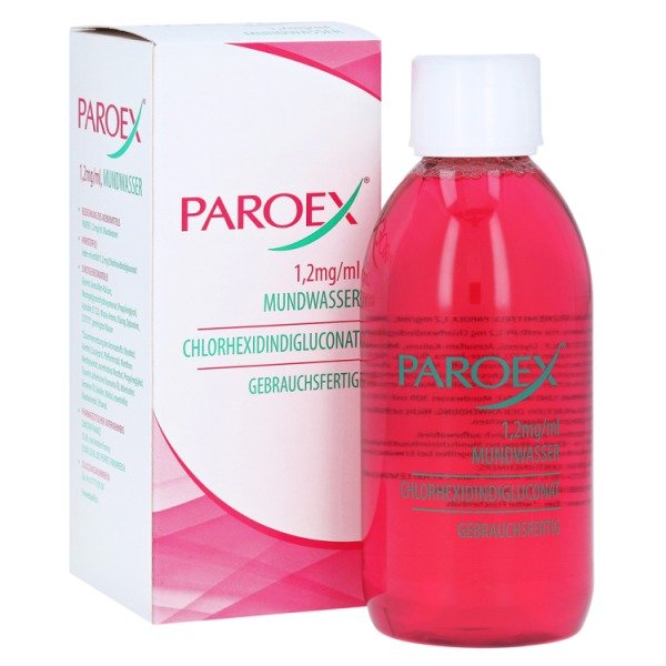 Abbildung PAROEX 1,2 mg/ml, Mundwasser