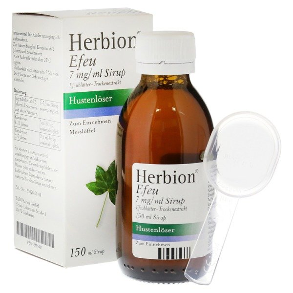 Abbildung Herbion Efeu Sirup 7 mg/ml Sirup