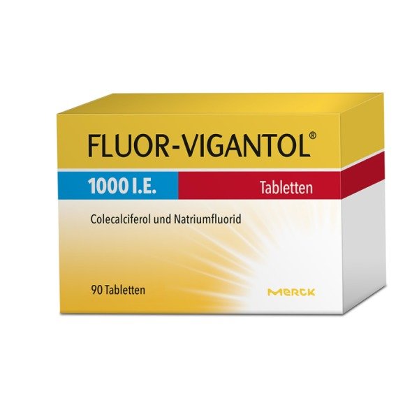Abbildung FLUOR-VIGANTOL 1000 I.E. Tabletten