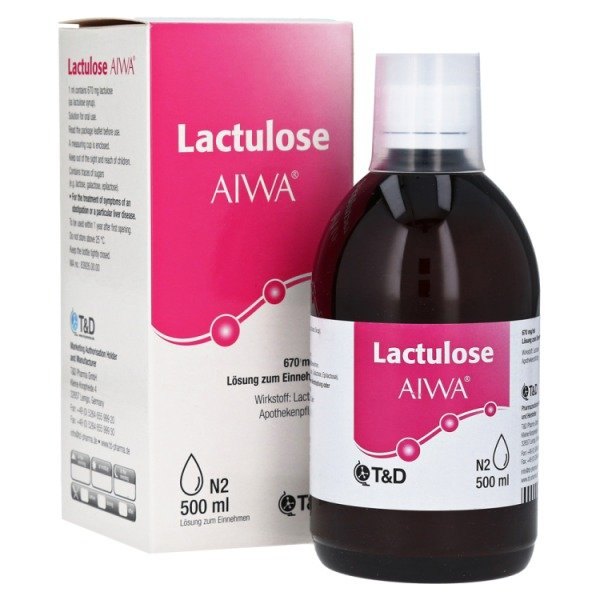 Abbildung Lactulose AIWA 670 mg/ml Lösung zum Einnehmen