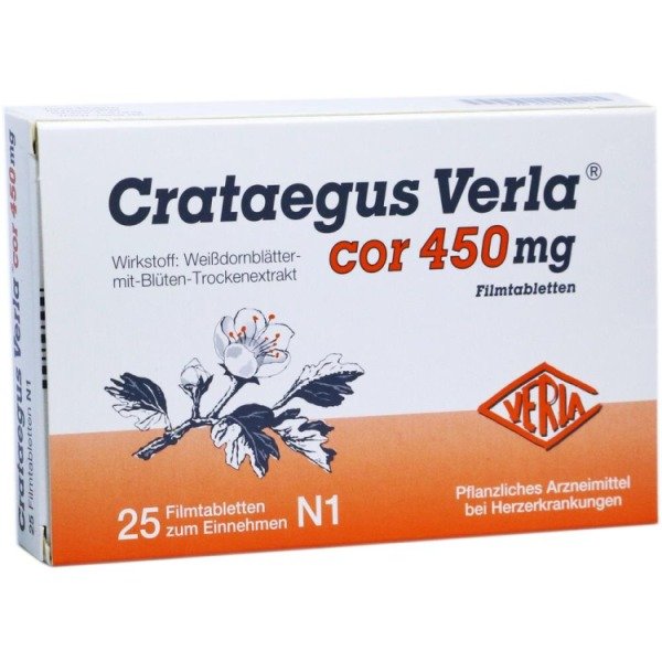 Crataegus Verla cor 450 mg