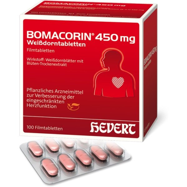 Bomacorin 450 mg Weißdorntabletten N